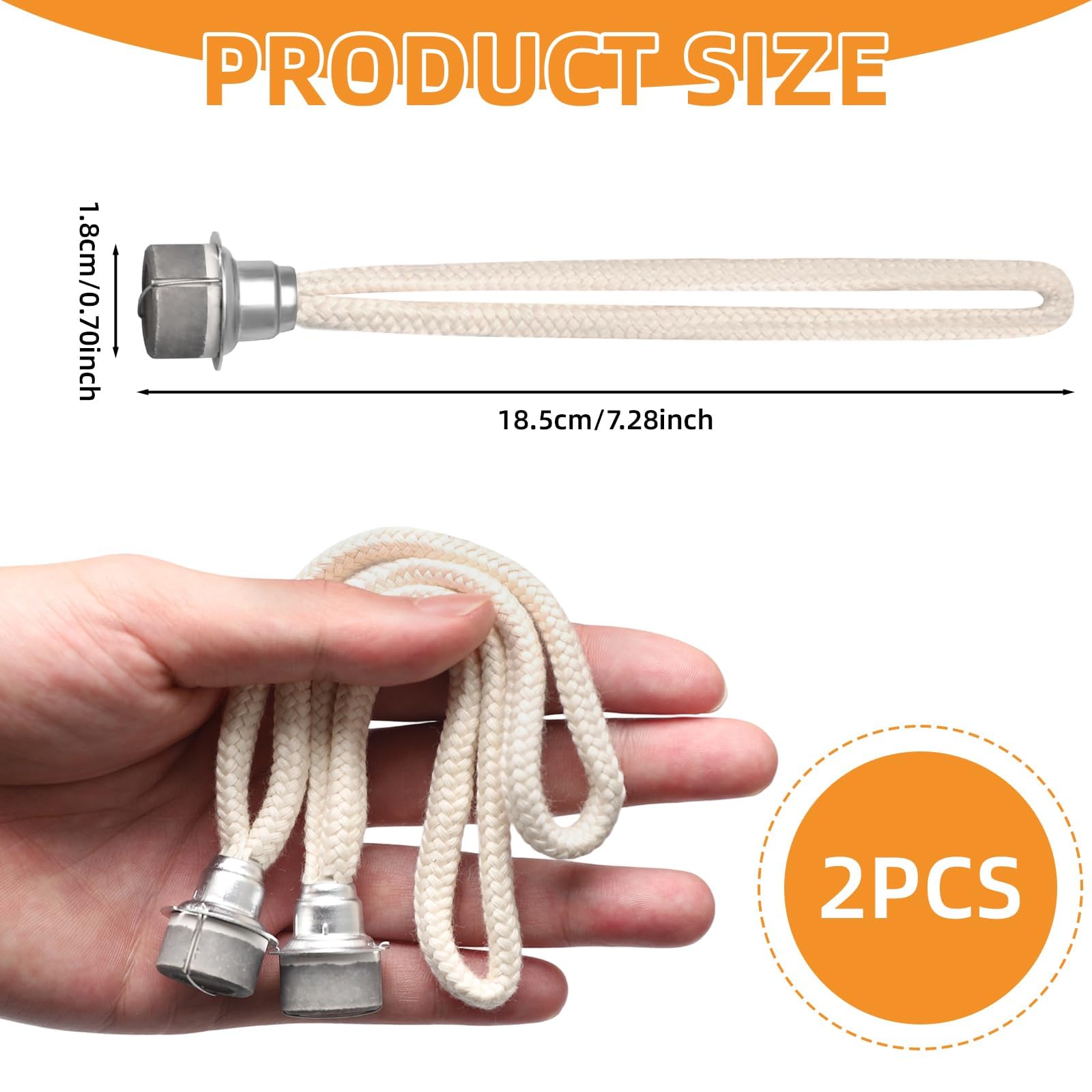 2 Pcs Oil Lamp Wick for DIY Catalytic Fragrance Lamps