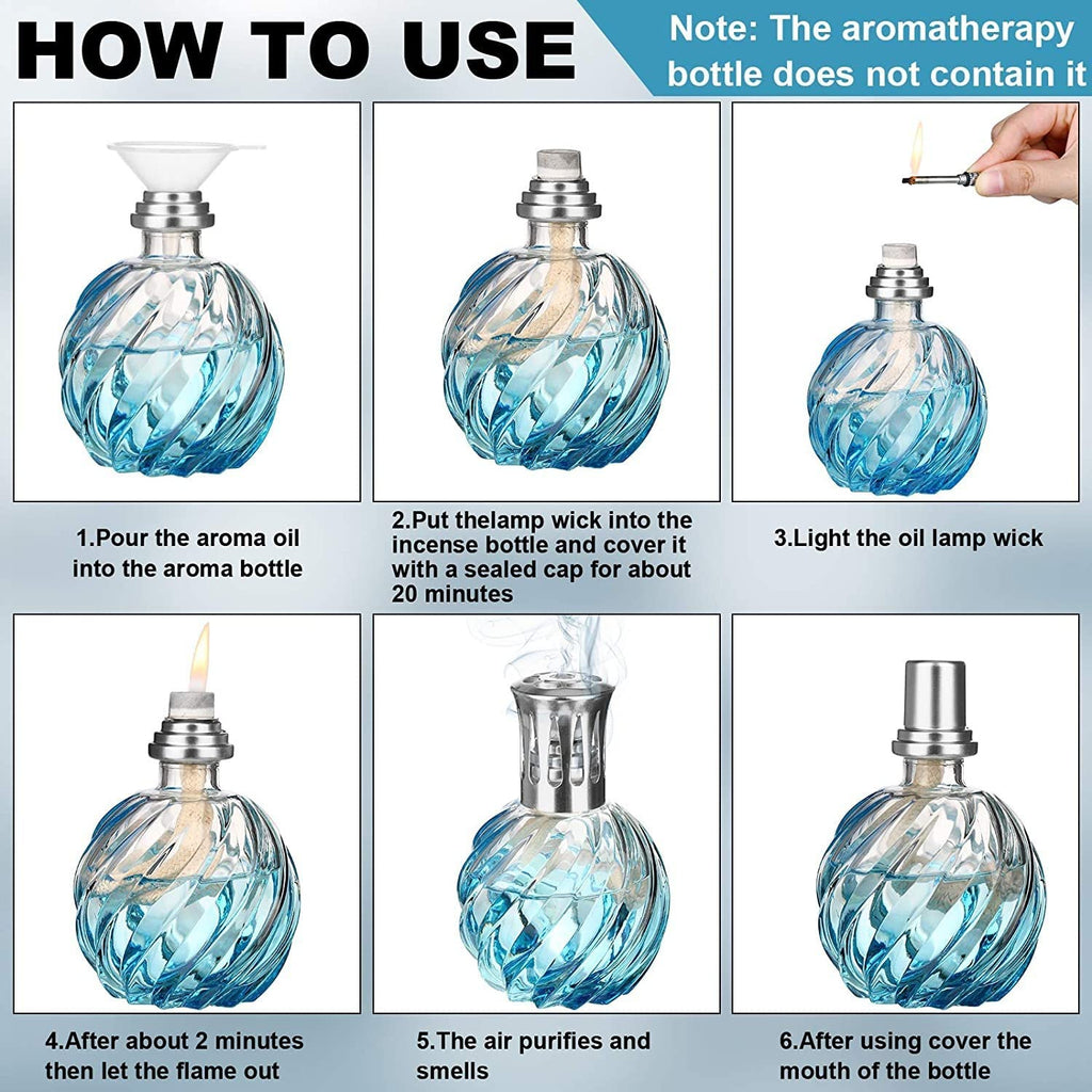 2 Pcs Oil Lamp Wick for DIY Catalytic Fragrance Lamps