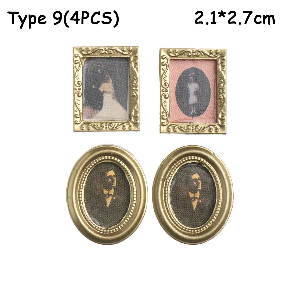 Vintage Miniature Framed Photos