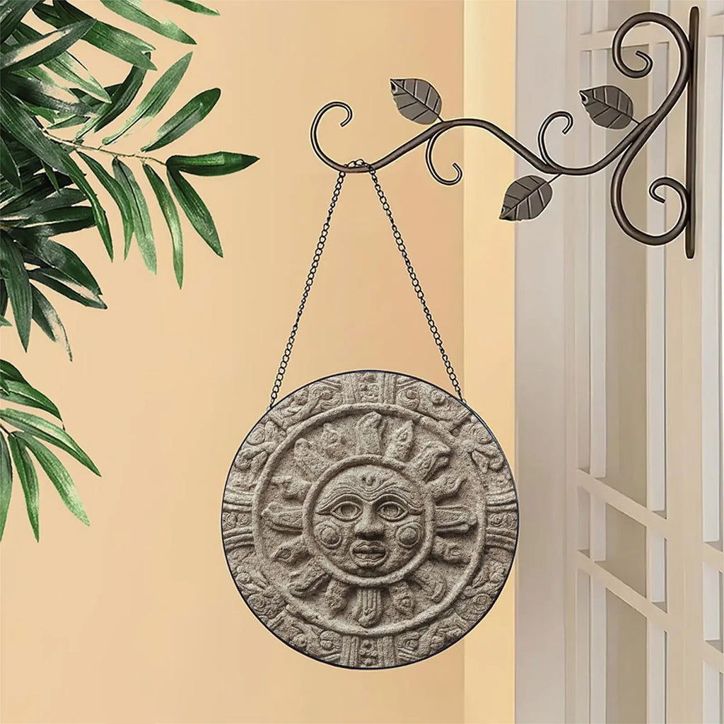 Aztec Style Sun Wall Pendant