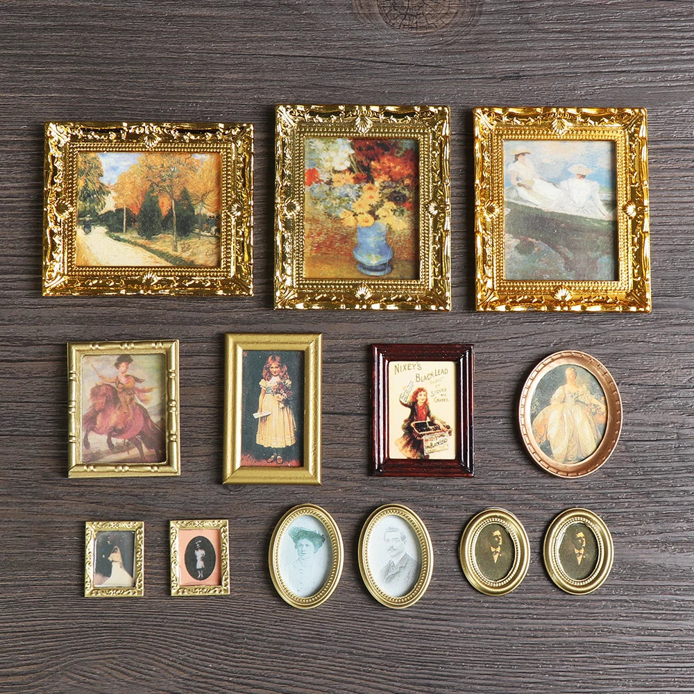 Vintage Miniature Framed Photos