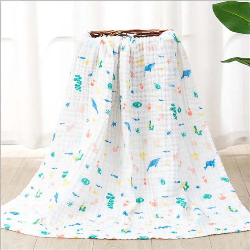 Kids Muslin Cotton Sleeping Blanket