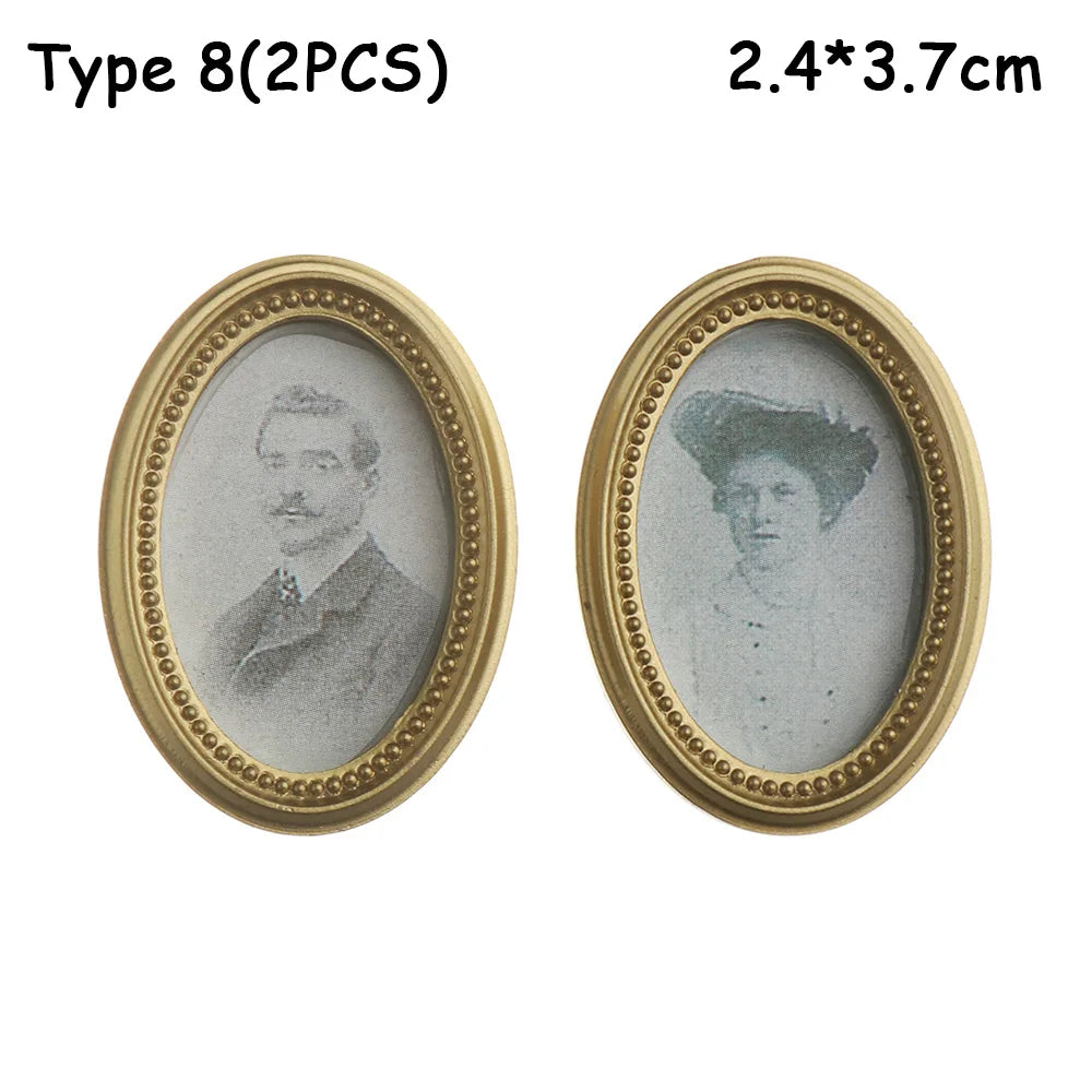 Vintage Miniature Framed Photos