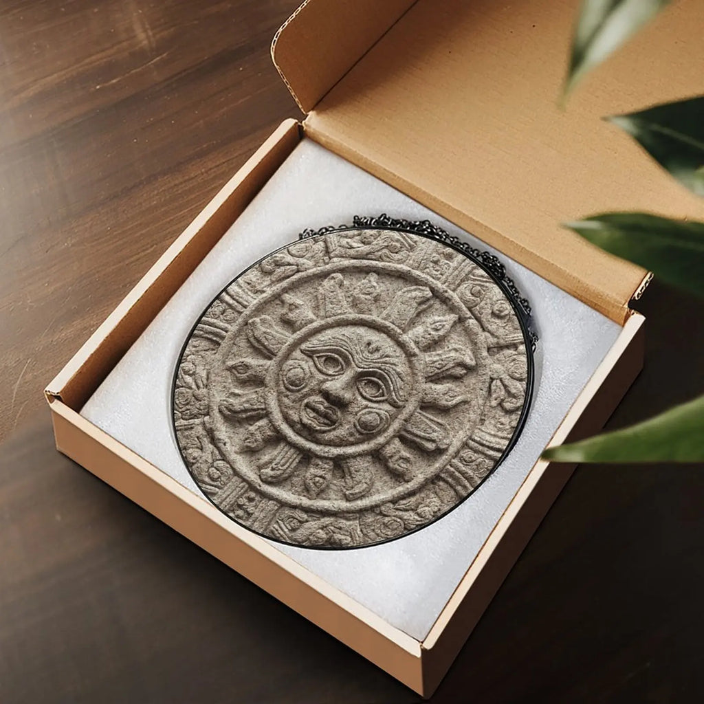 Aztec Style Sun Wall Pendant