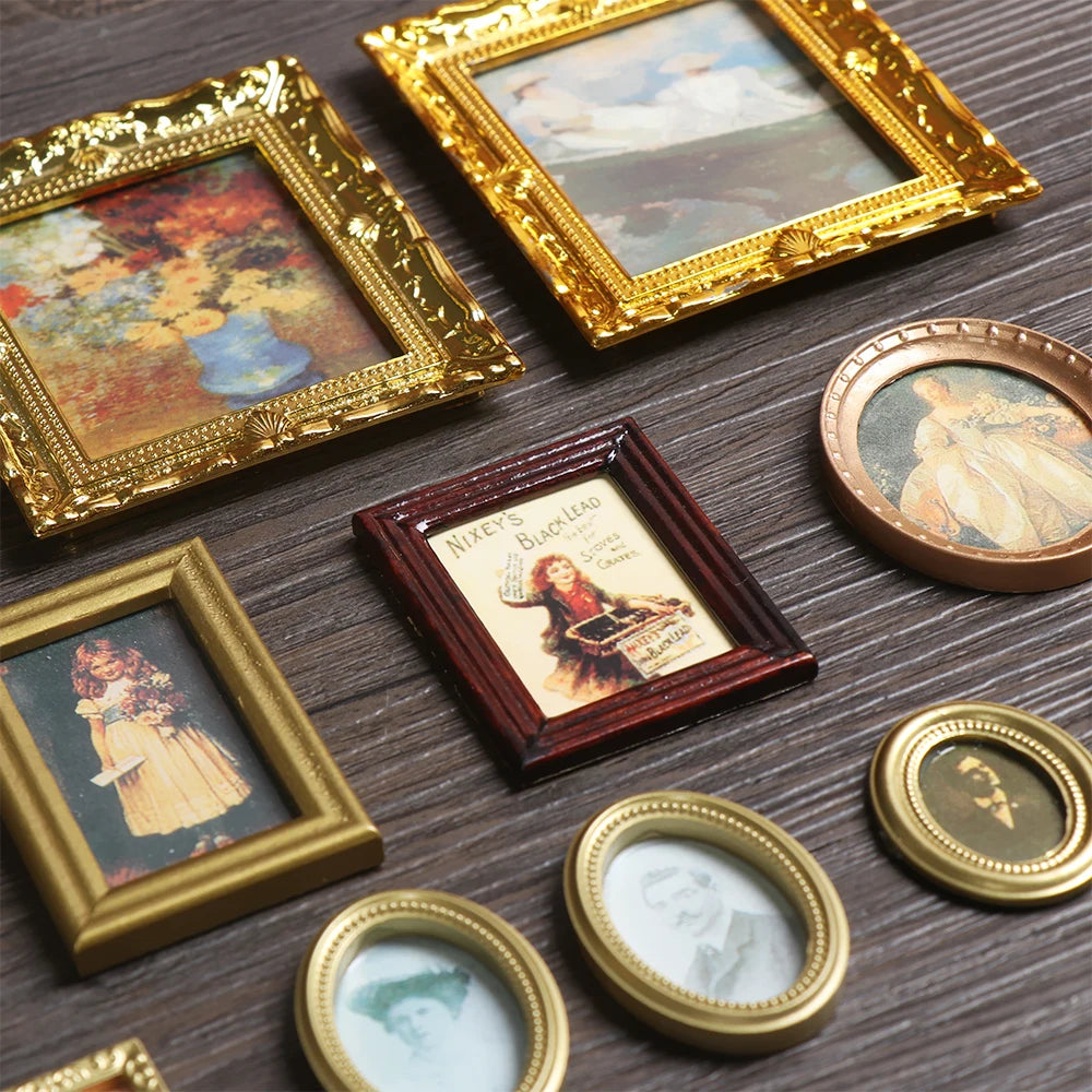 Vintage Miniature Framed Photos