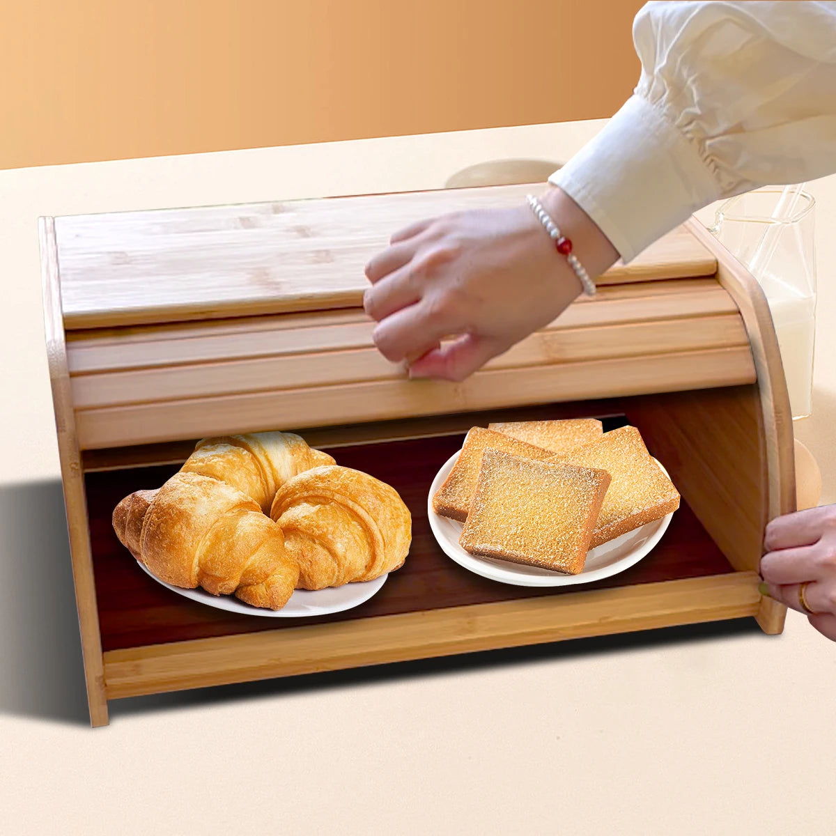 Bamboo Bread Box