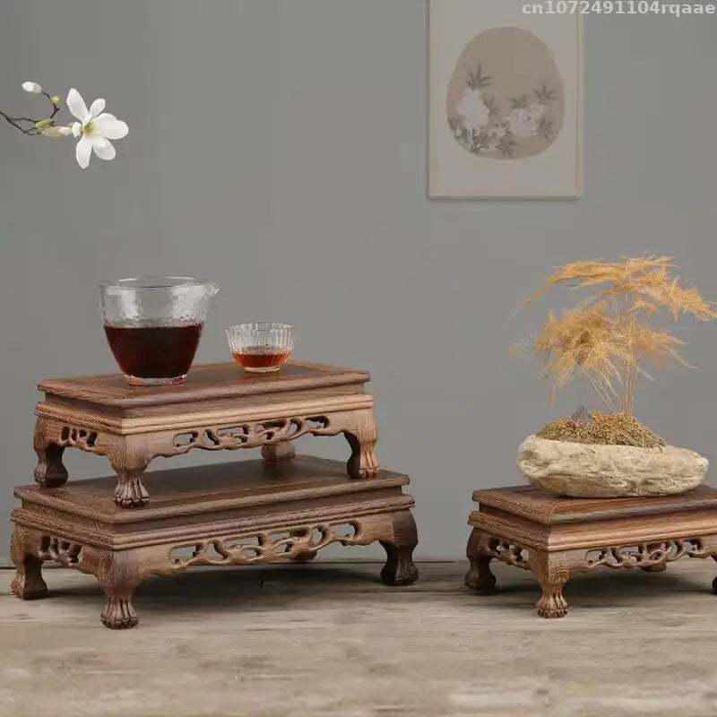 Wooden Display Pedestal