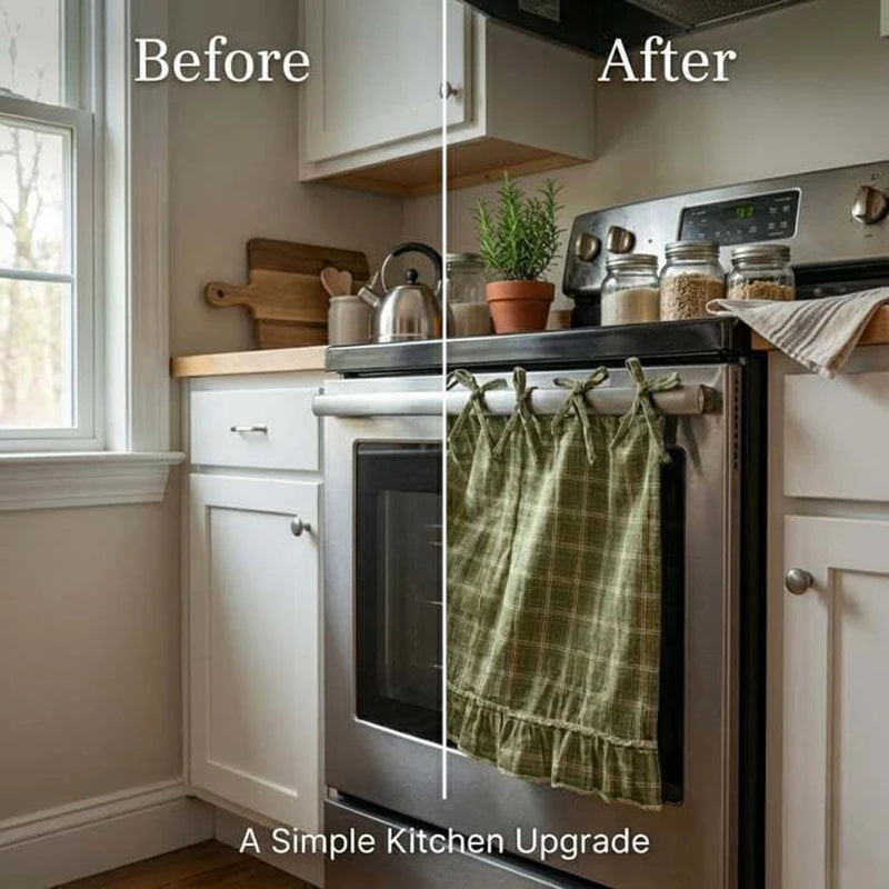 Handcrafted Gingham Oven Skirt