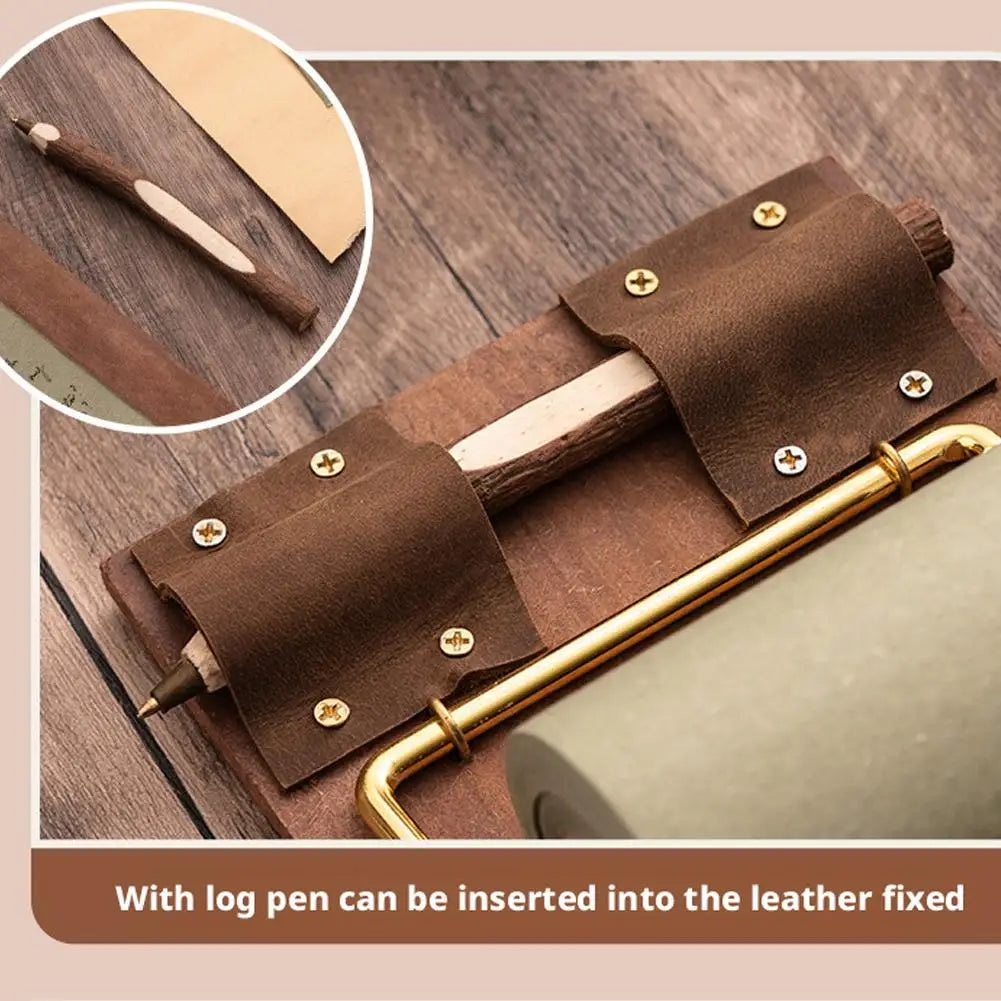 Vintage style Wooden Memo Pad