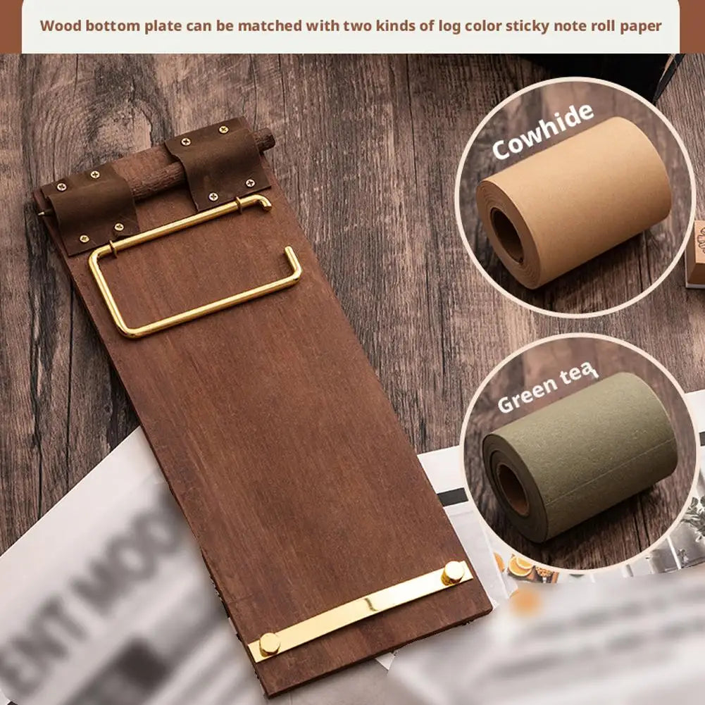 Vintage style Wooden Memo Pad