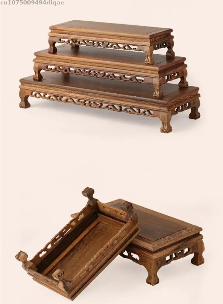 Wooden Display Pedestal