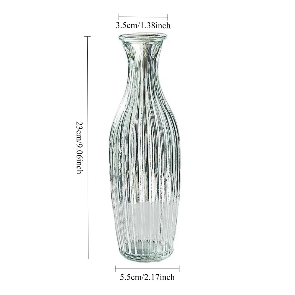 Vintage Embossed Glass Vase small