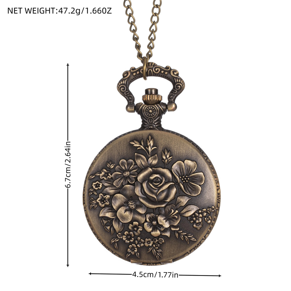 Vintage Bronze Pocket Watch