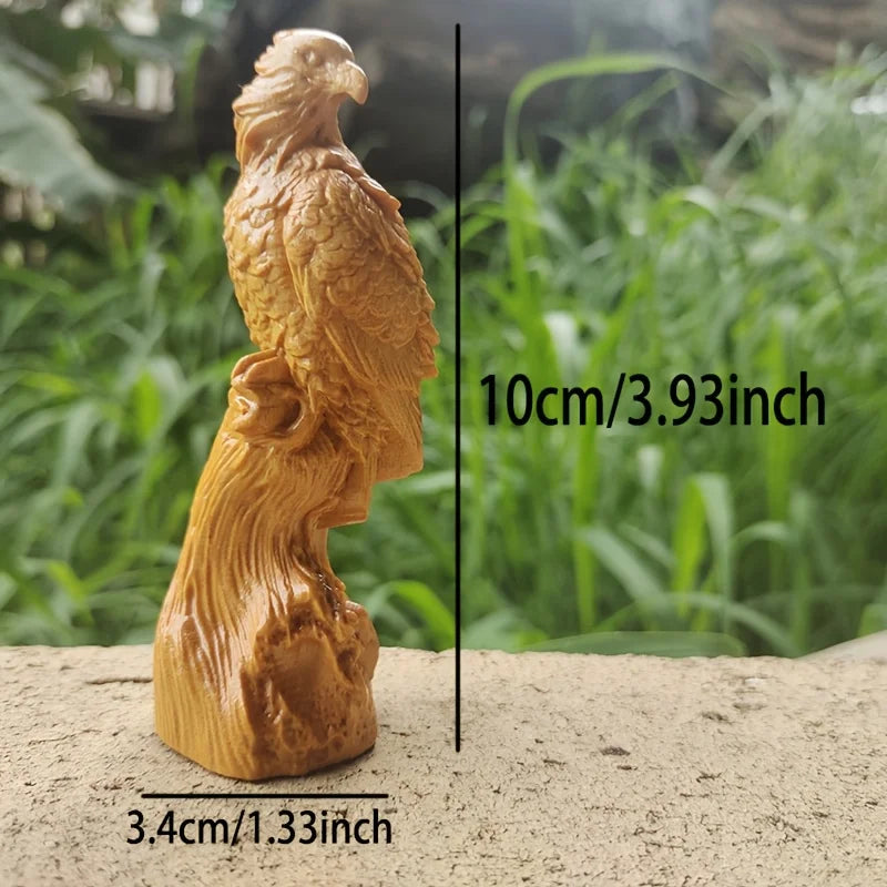 Wooden Eagle Sculpture