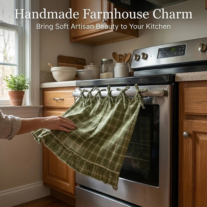 Handcrafted Gingham Oven Skirt