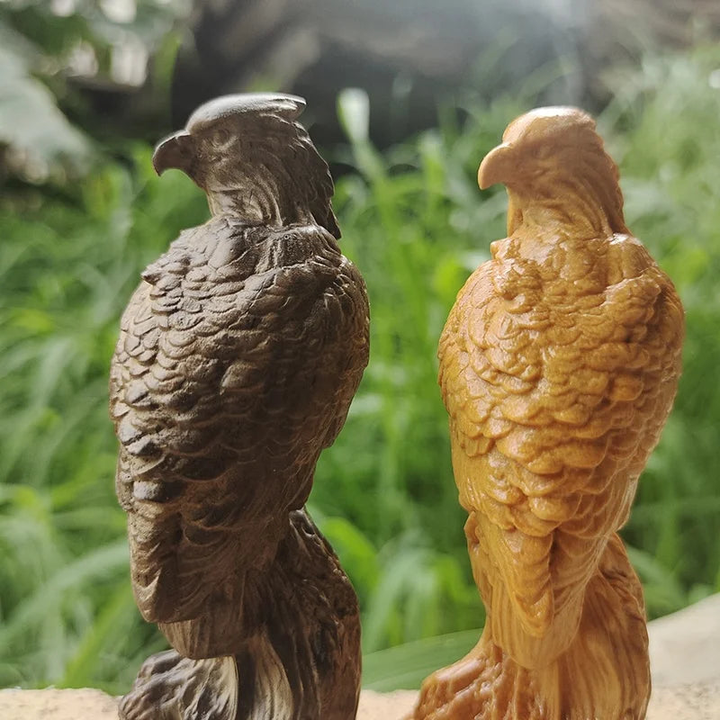 Wooden Eagle Sculpture