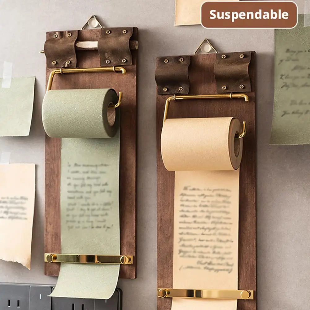 Vintage style Wooden Memo Pad