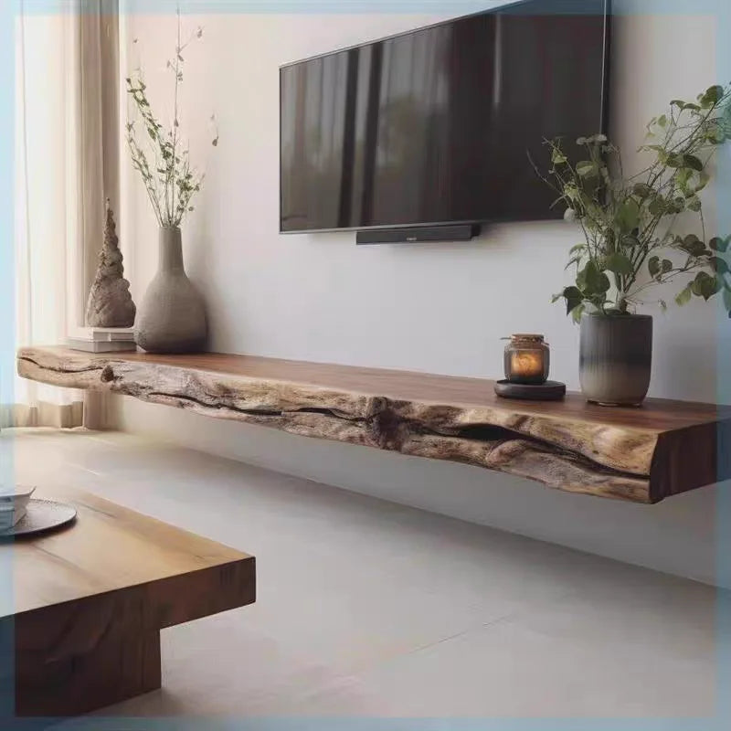 Living Edge Wooden Shelf
