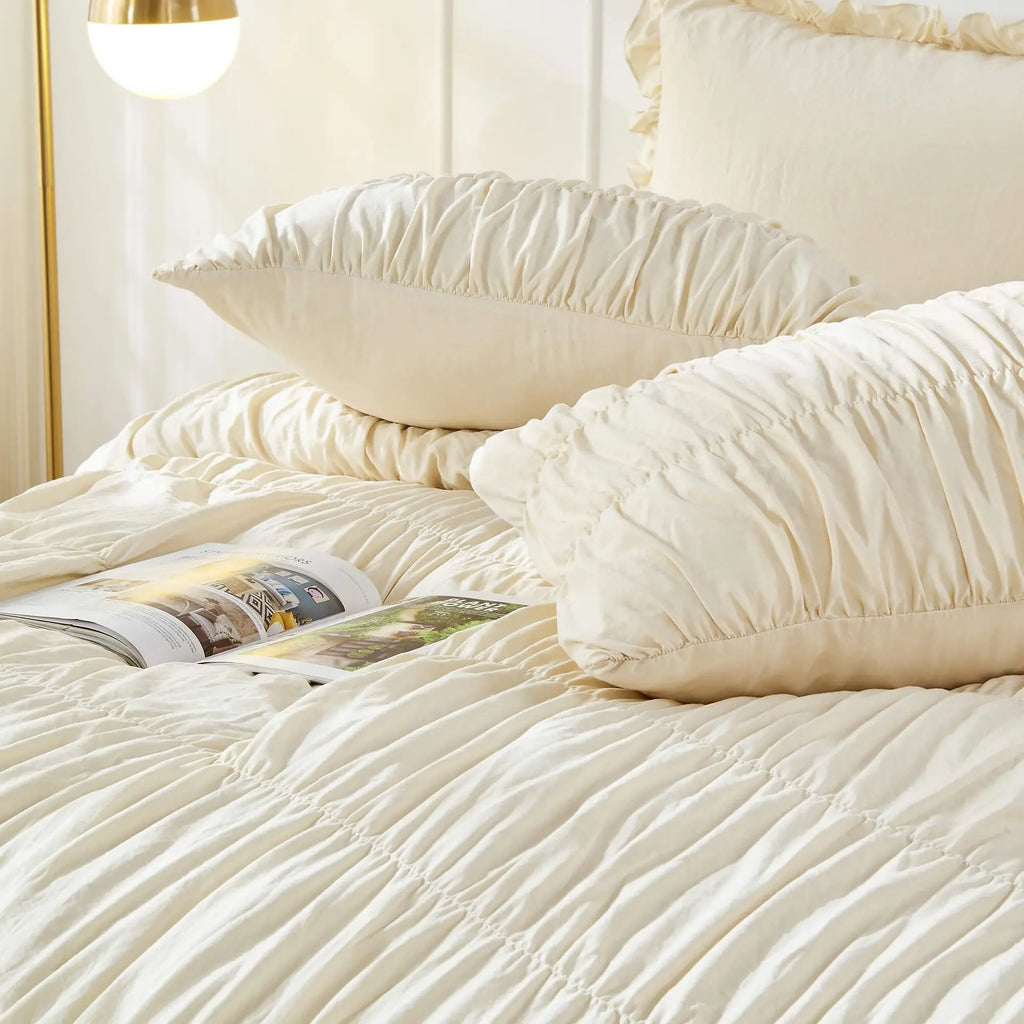 Ruched Comforter set
