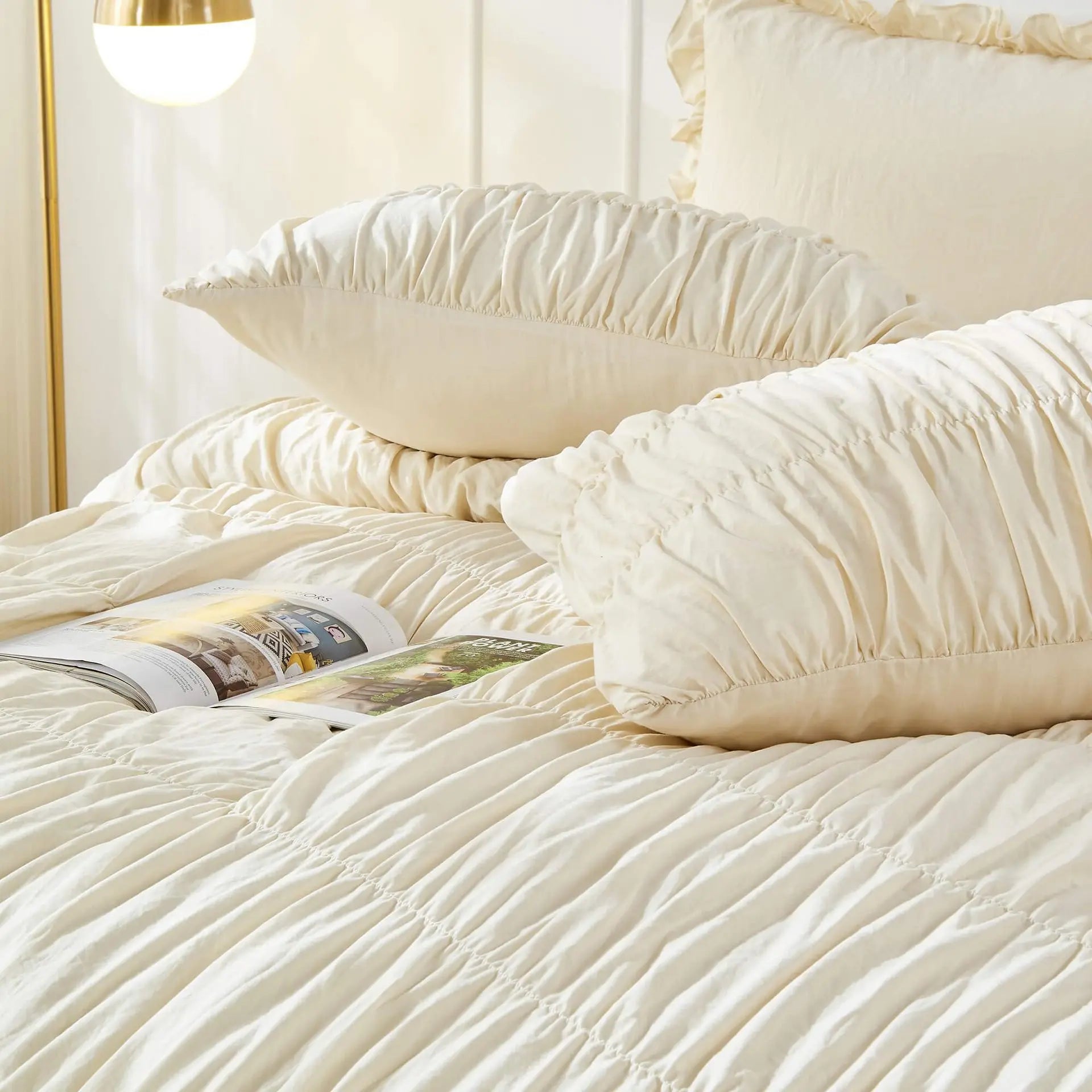 Ruched Comforter set