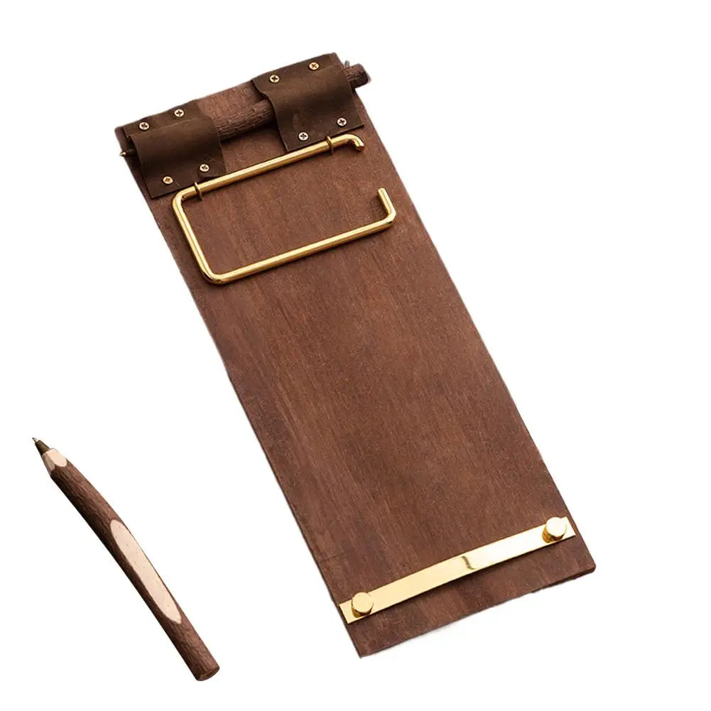 Vintage style Wooden Memo Pad