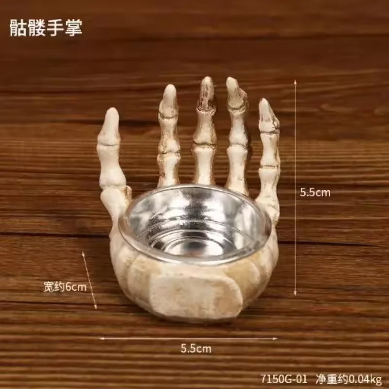 Skull Candle Holder
