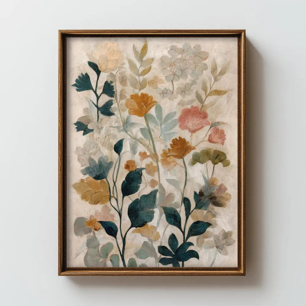 Floral Wall Art (no frame)