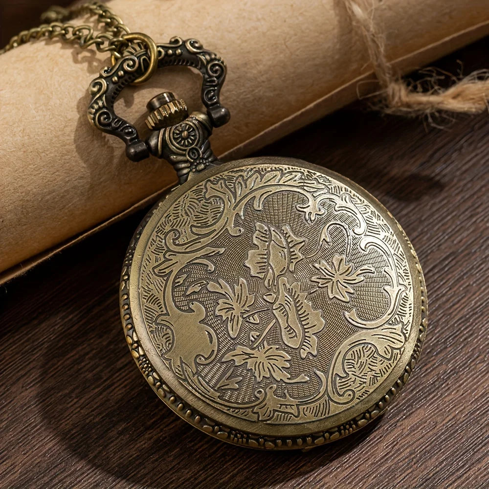 Vintage Bronze Pocket Watch