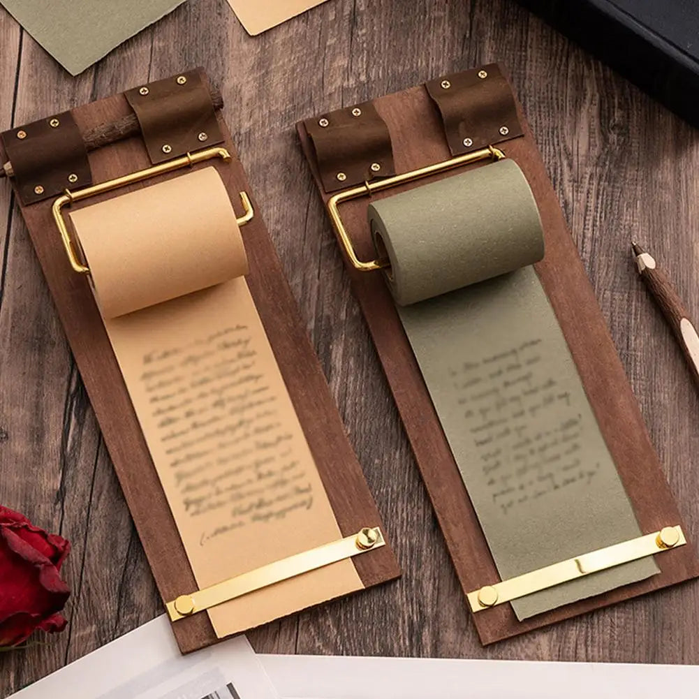 Vintage style Wooden Memo Pad