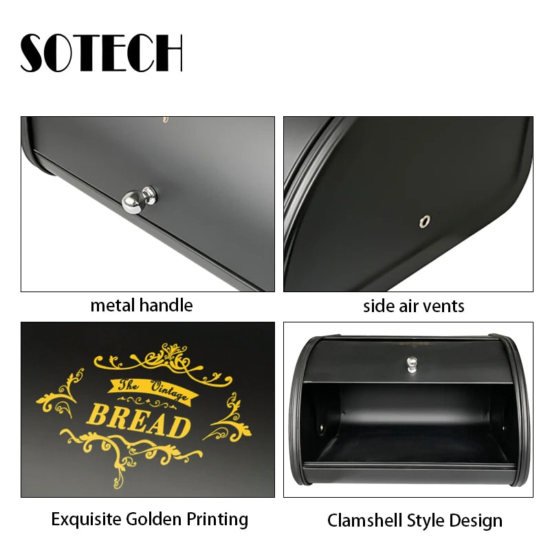 Metal Bread Box