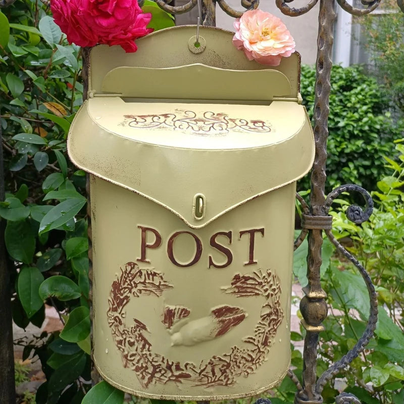 Vintage European Rural MailBox