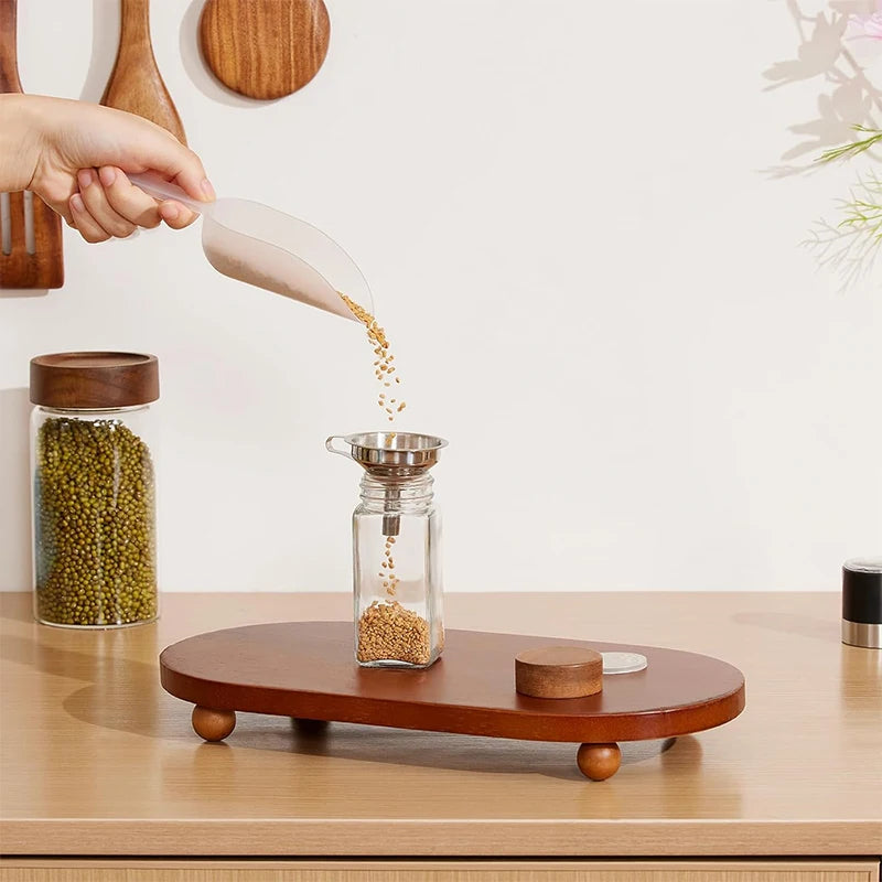 12Pcs Glass Spice Jars with Labels