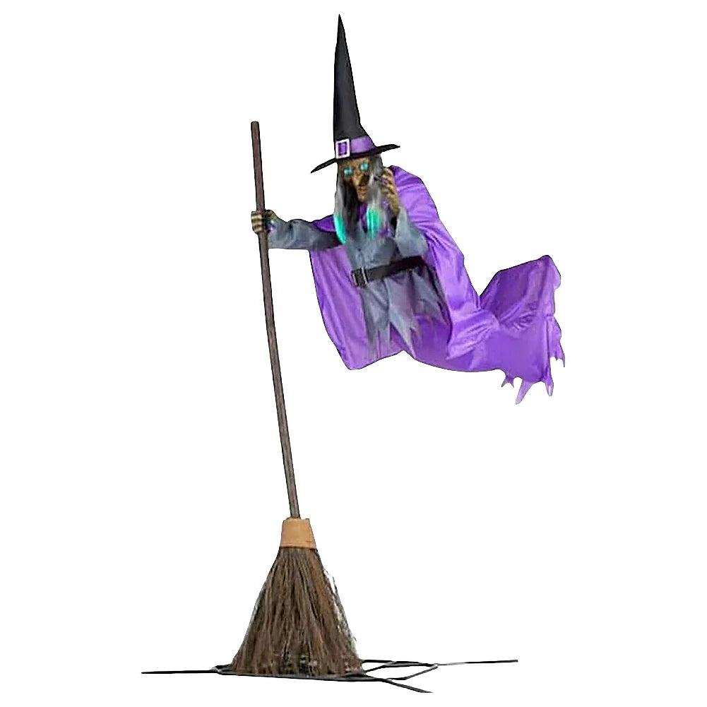 Flying Witch with Scary Sounds and Lights