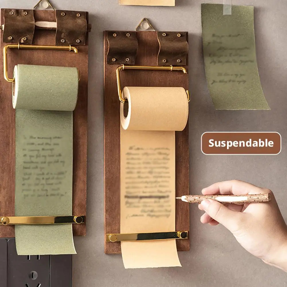 Vintage style Wooden Memo Pad