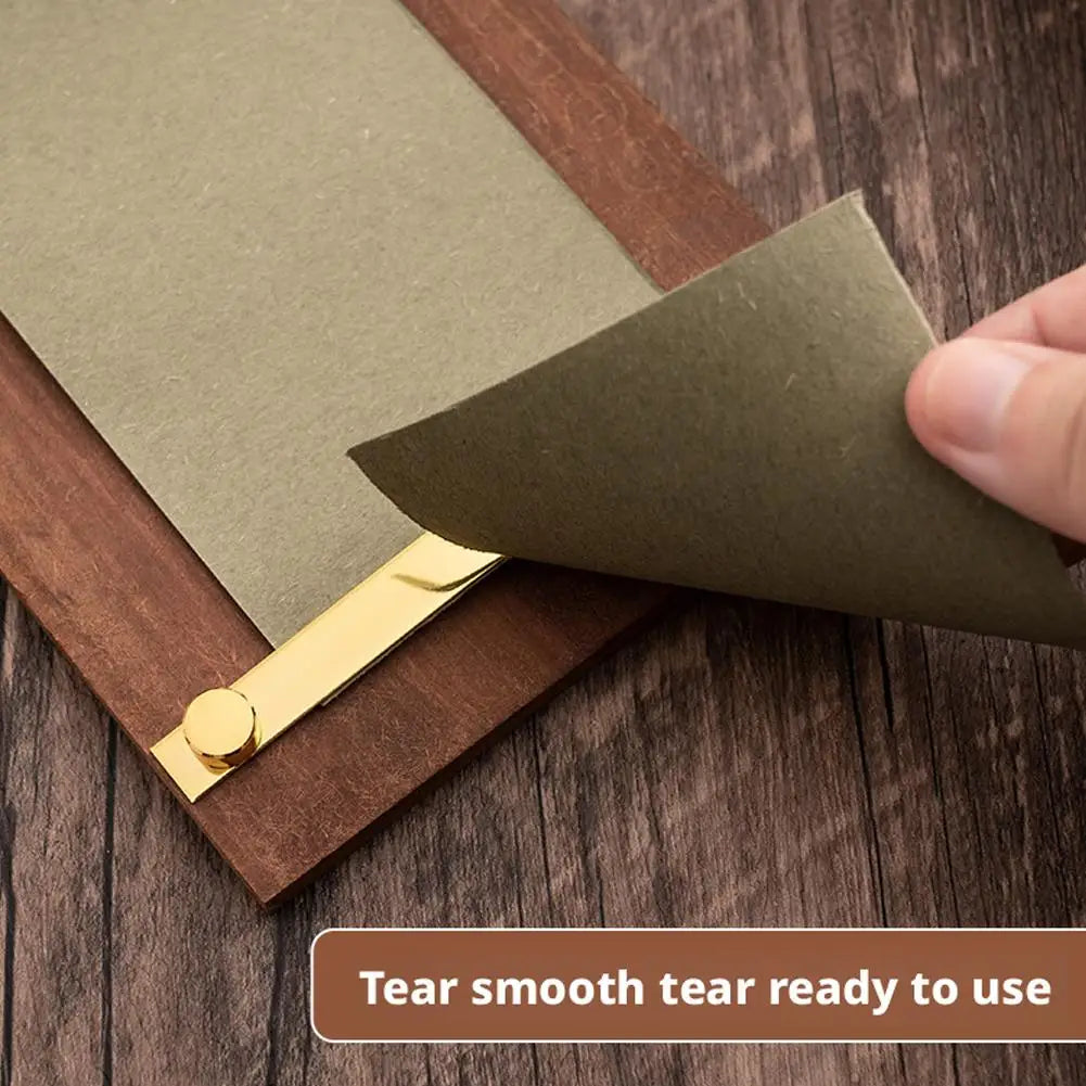 Vintage style Wooden Memo Pad