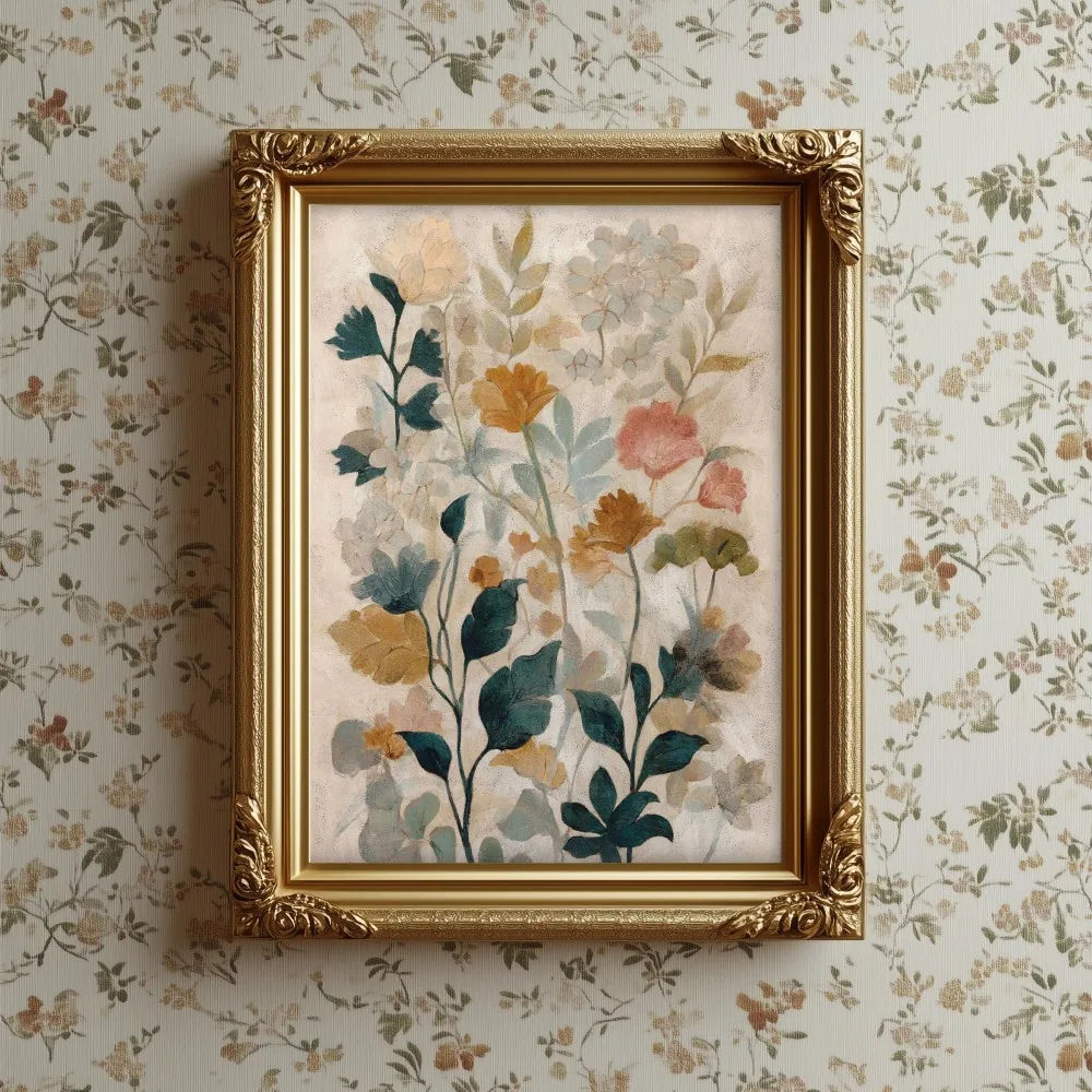 Floral Wall Art (no frame)