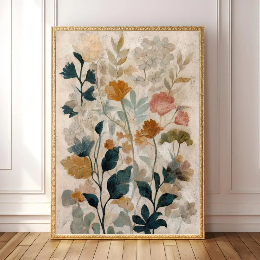 Floral Wall Art (no frame)