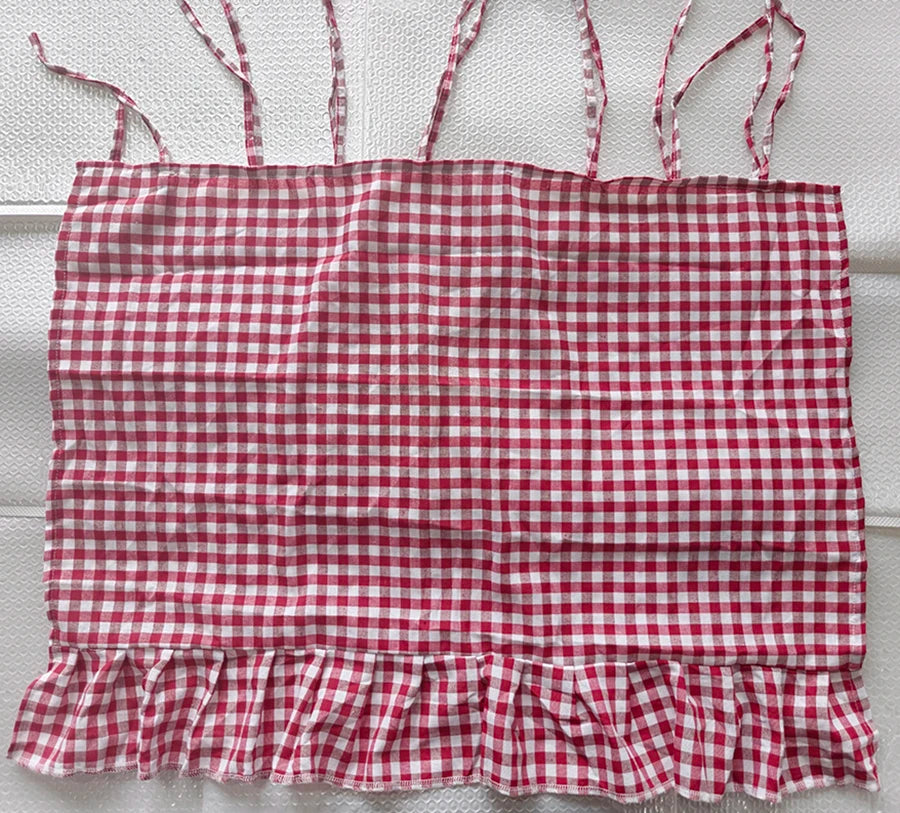 Handcrafted Gingham Oven Skirt