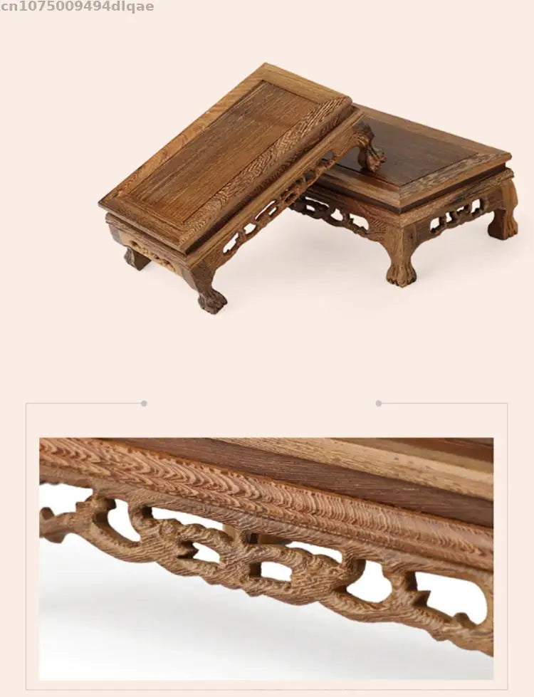Wooden Display Pedestal