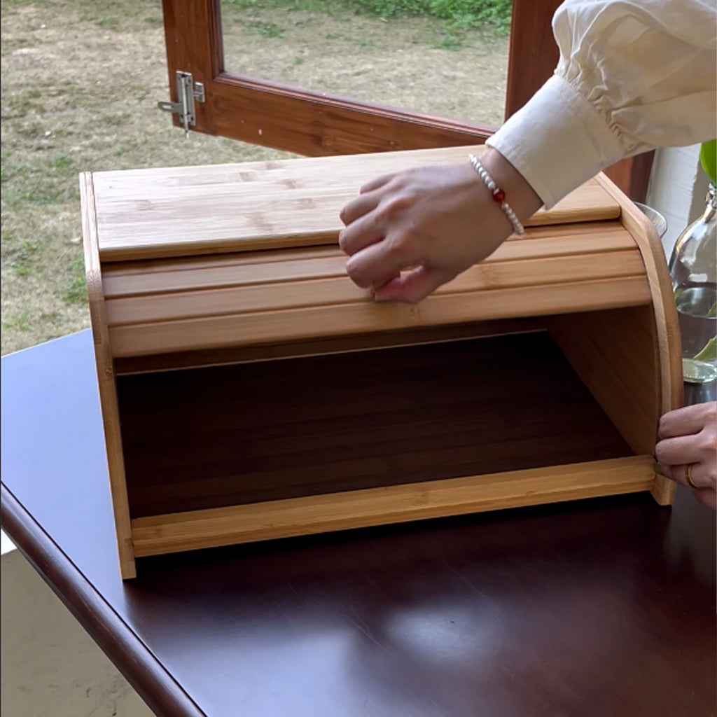 Bamboo Bread Box