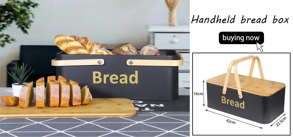 Metal Bread Box