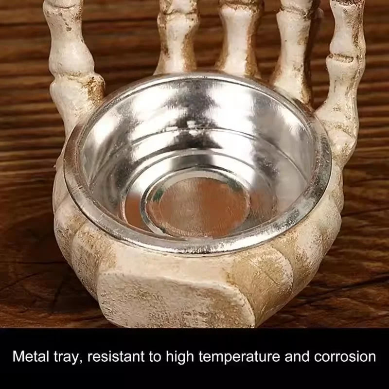 Skull Candle Holder