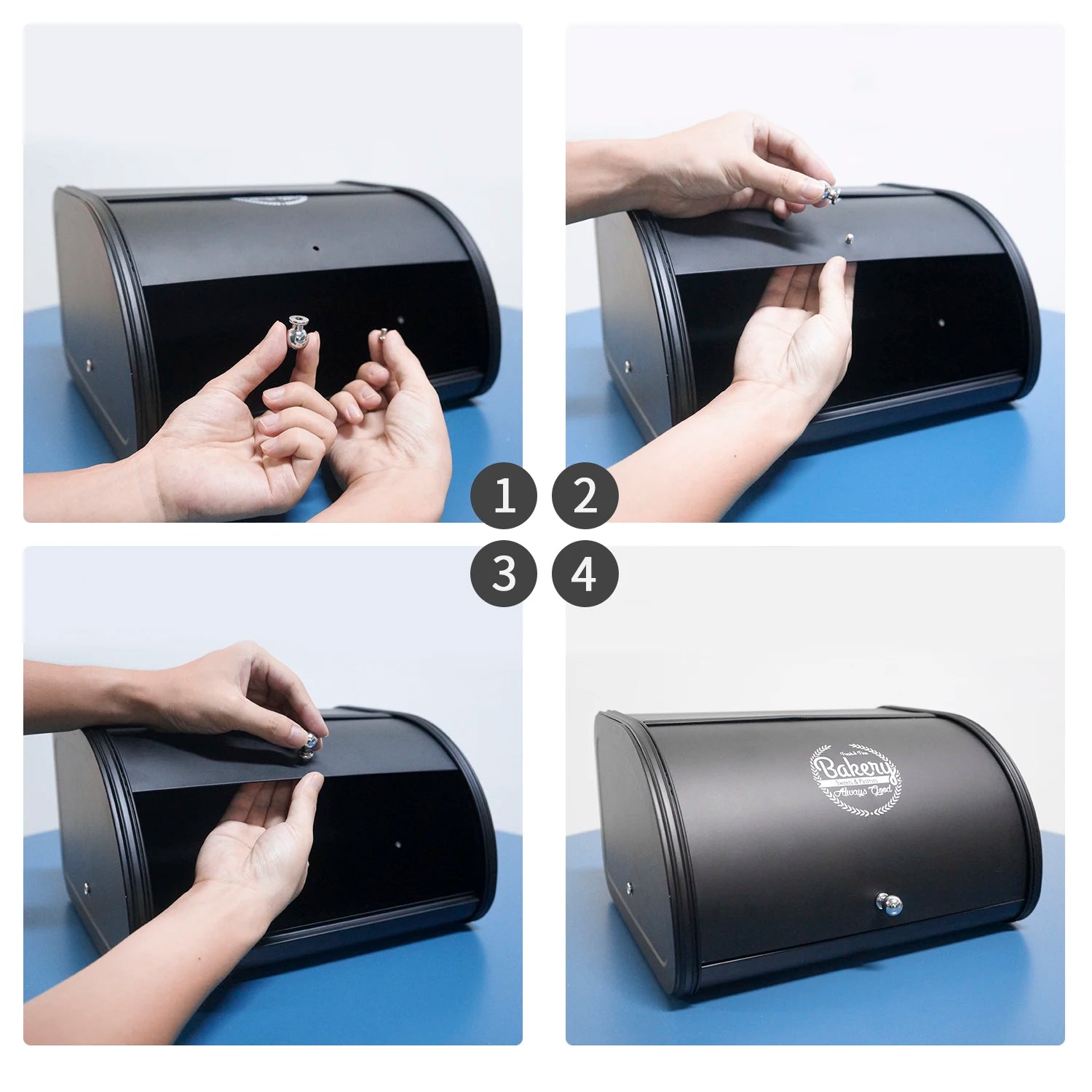 Metal Bread Box