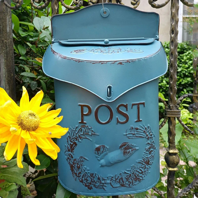 Vintage European Rural MailBox