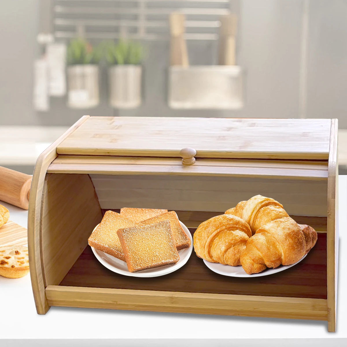 Bamboo Bread Box