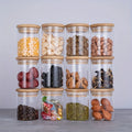 12Pcs Glass Spice Jars