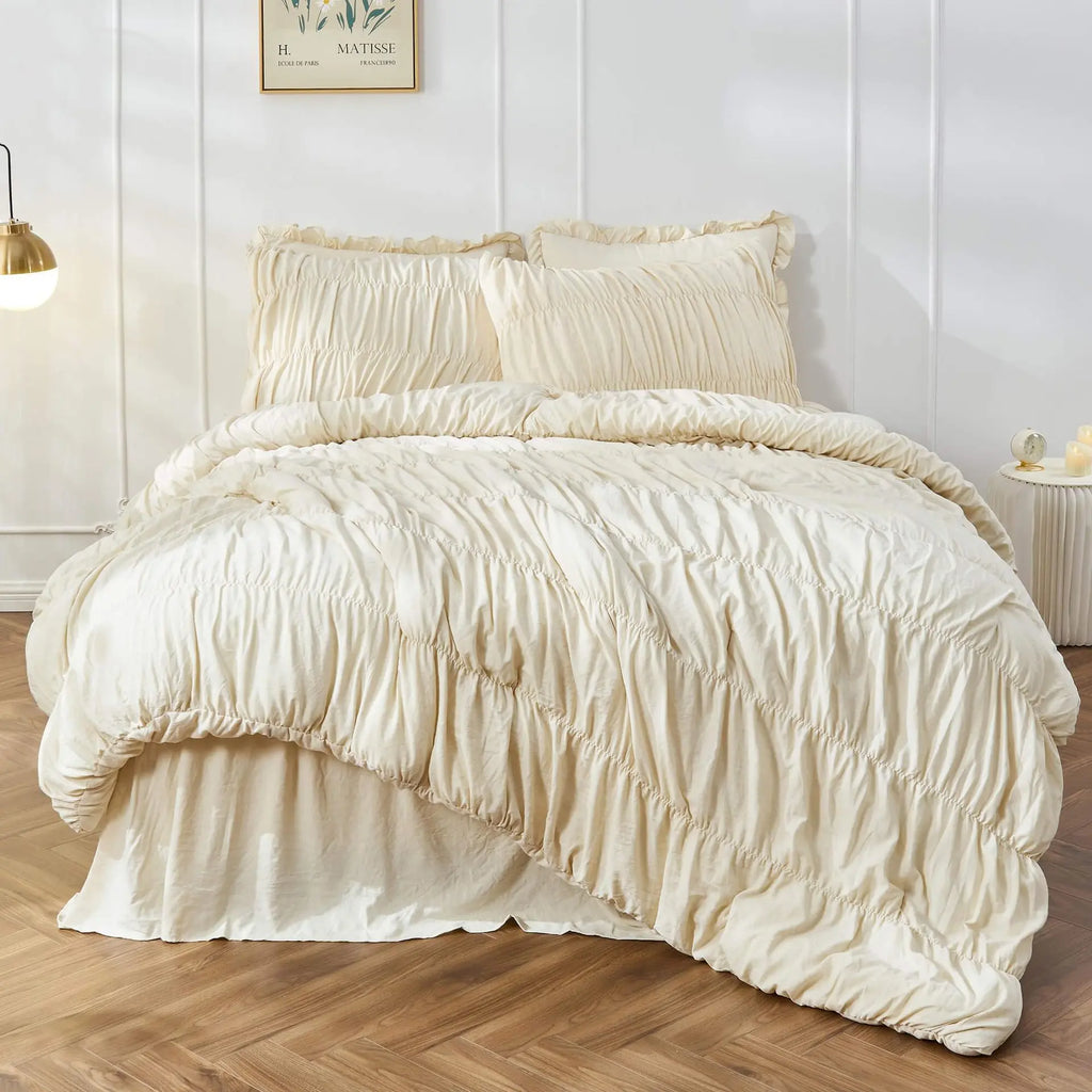 Ruched Comforter set