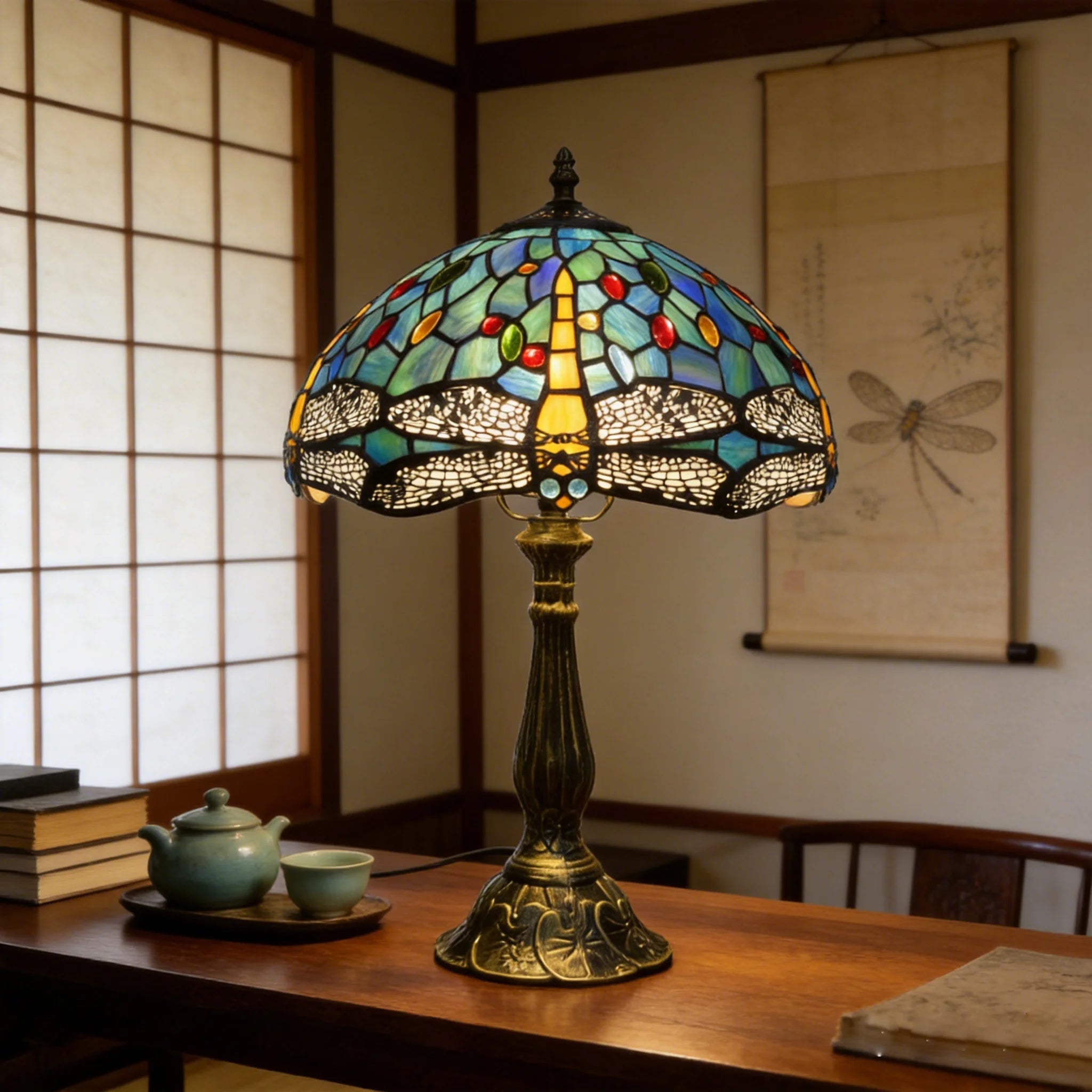 Tiffany Table Lamp,12 inch