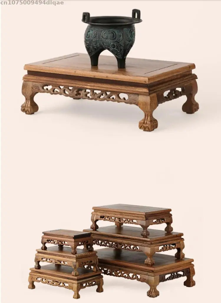 Wooden Display Pedestal