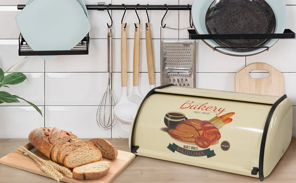 Metal Bread Box